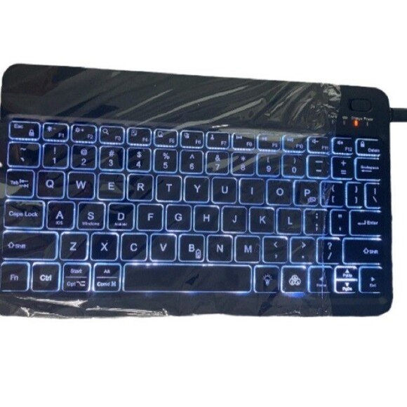 Omoton New Ultra Slim KB505-A Bluetooth Wireless Rechargeable Keyboard - Picture 6 of 6